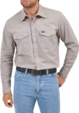 Wrangler Males’s Premium Efficiency Superior Consolation Workshirt