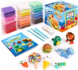 Sago Brothers Air Dry Clay 24 Colours, Children Toys Modeling Clay Package, No-Bake No Mess Magic Clay Crafts, Christmas Birthday Items for Children Women Boys