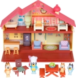 Bluey Toy Home Playset, Mega Bundle Household House & BBQ Playhouse Toys, Bluey, Bingo, Bandit, Chilli, Home Playset for Toddlers 3-5, Amazon Unique