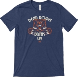 Smack Attire Bear Down Drink Up! T-Shirt for Chicago Soccer Followers (SM-5XL)